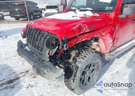 2022 Jeep Gladiator Willys 4X4 z USA, uszkodzony, nr VIN 1C6HJTAG1NL150919